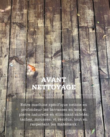 comment nettoyer une terrasse en bois